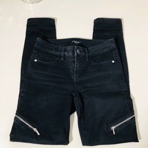 Bebe Black Skinny Jeggings
